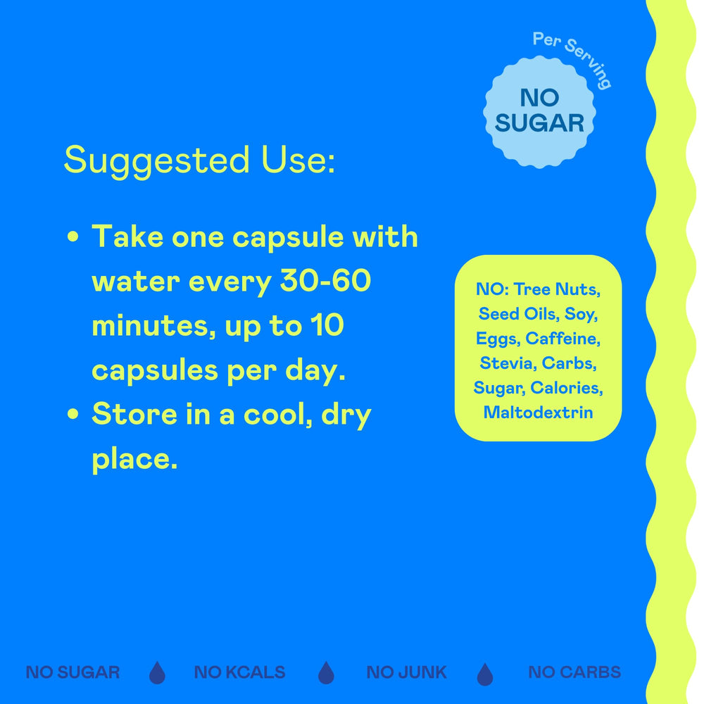 Hi-Lyte label closeup reveals sodium, potassium, magnesium minerals
