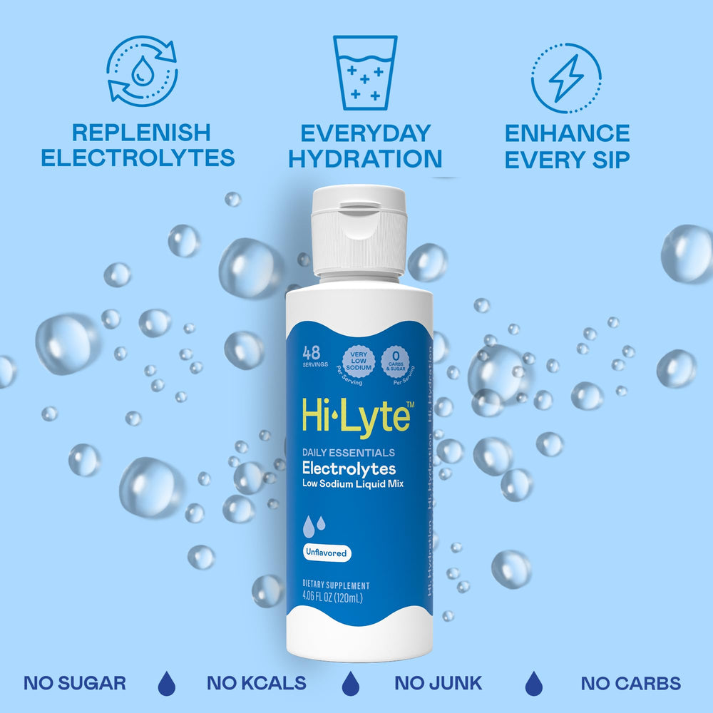 Hi-Lyte travel-size bottle ideal for hydration on the move.