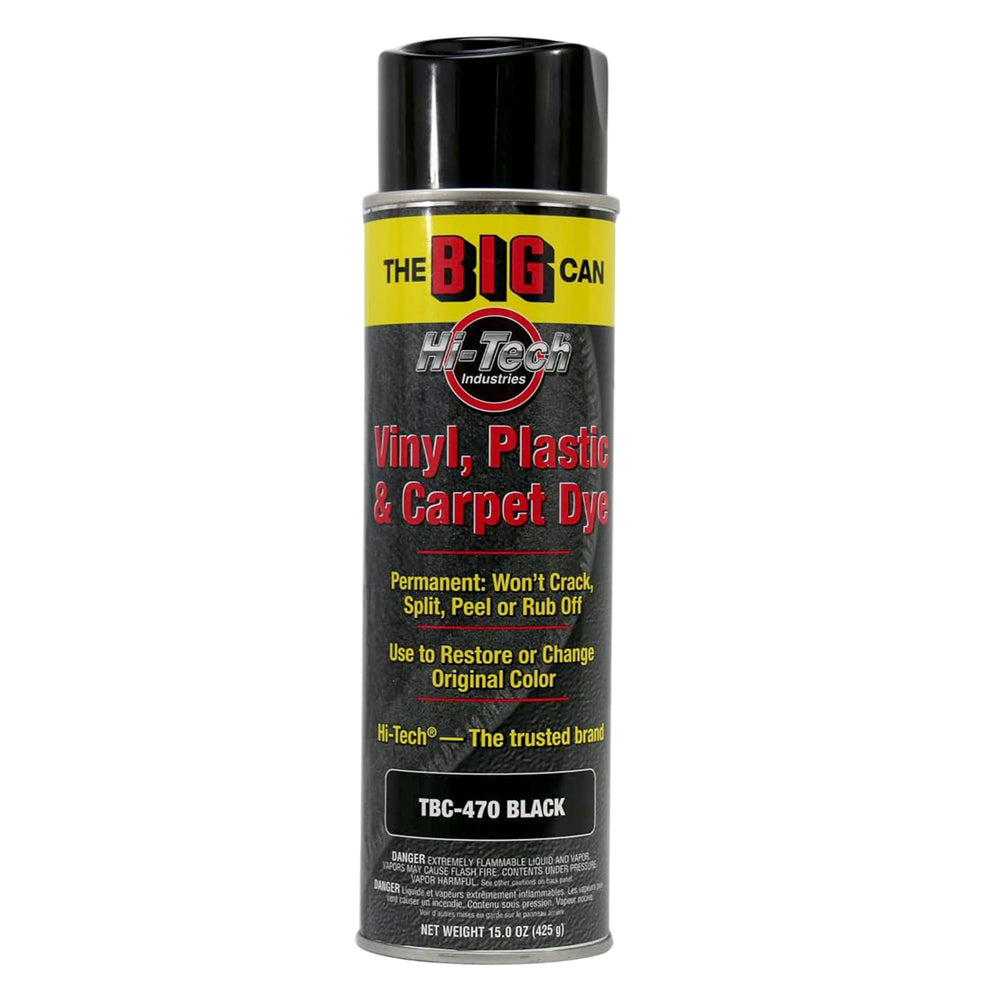 HI-TECH big can black spray dye ready for carpet restoration with deep color