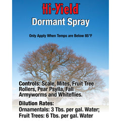 Hi-Yield VPG DPD Dormant Spray Oil being applied to a tree for preventive pest control