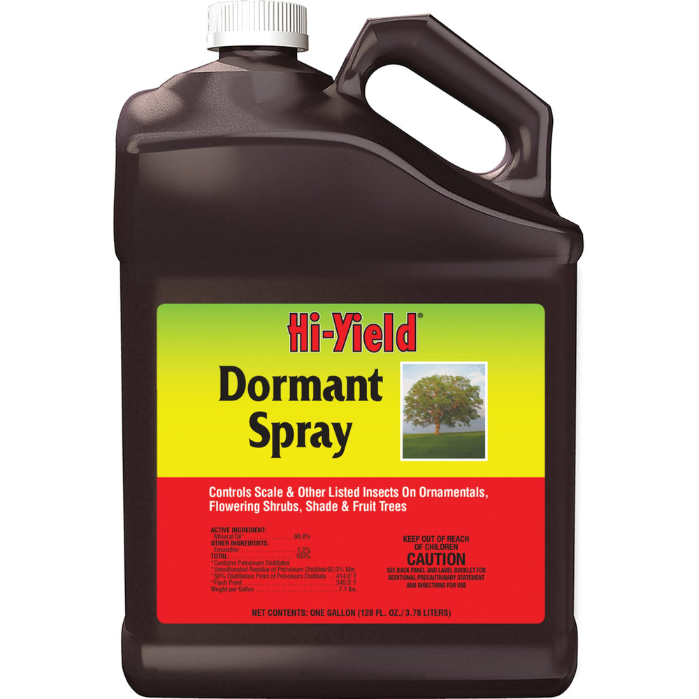 Hi-Yield VPG DPD Dormant Spray Oil bottle ready for seasonal tree protection