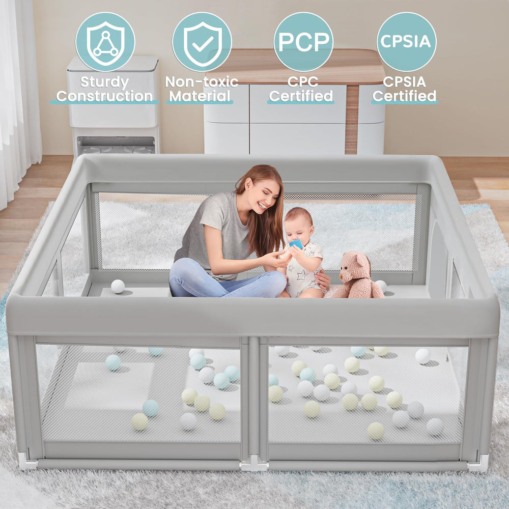 Hiaksedt Baby Playpen suitable for indoor and outdoor use