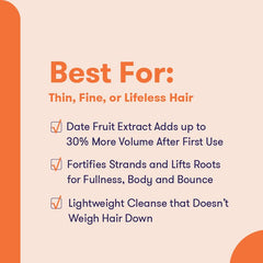 HIBAR Volumize shampoo bar lathering to cleanse without sulfates