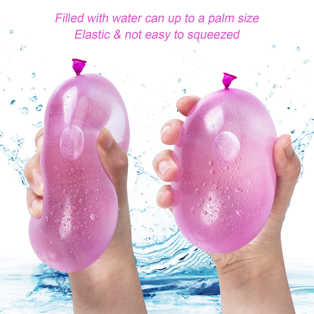 Hibery multicolor water balloons create a vibrant, festive poolside battle.