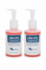 Hibiclens antimicrobial liquid soap with foaming pump for thorough skin cleansing