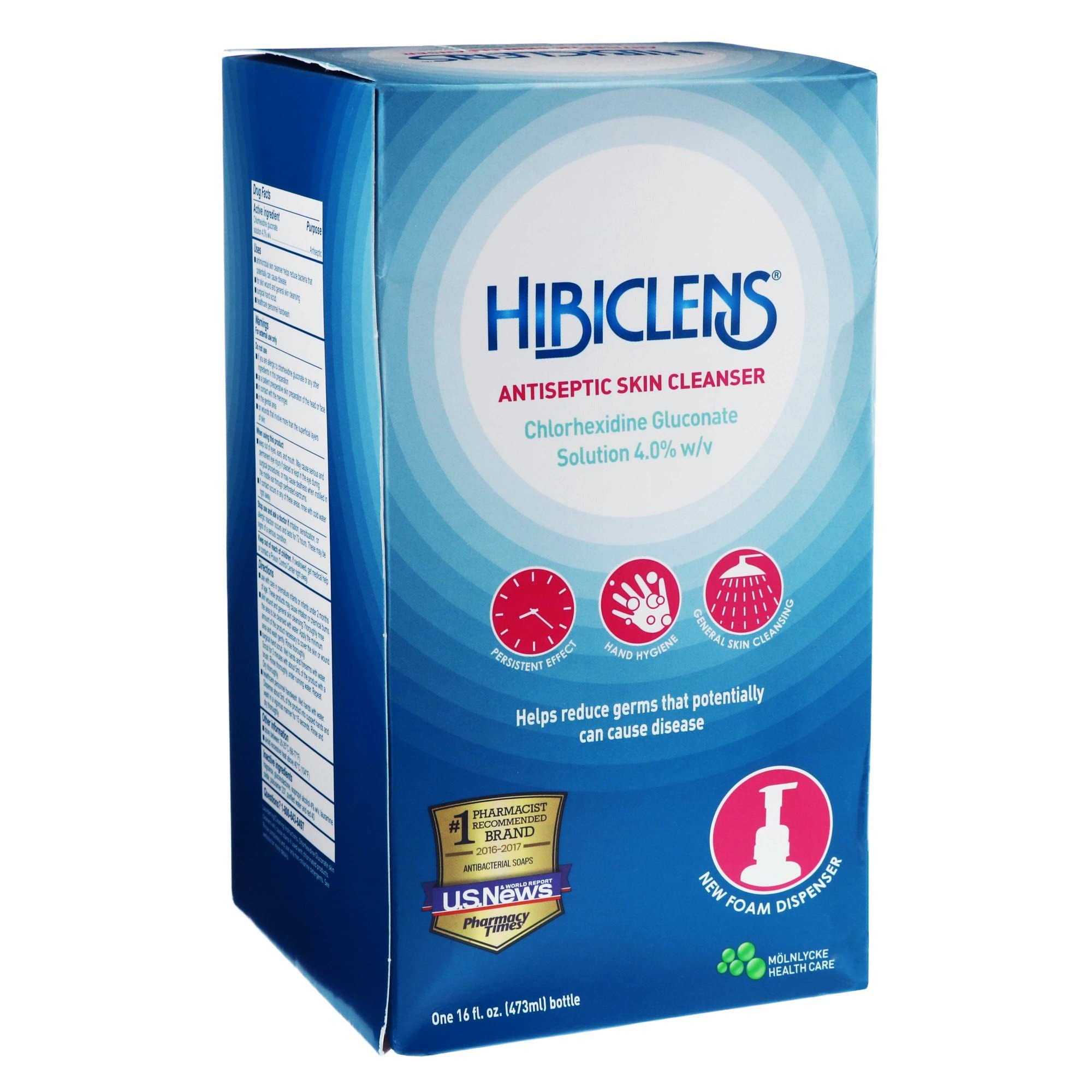 Hibiclens fragranced liquid offers cleansing with fragrance during routine cleaning.