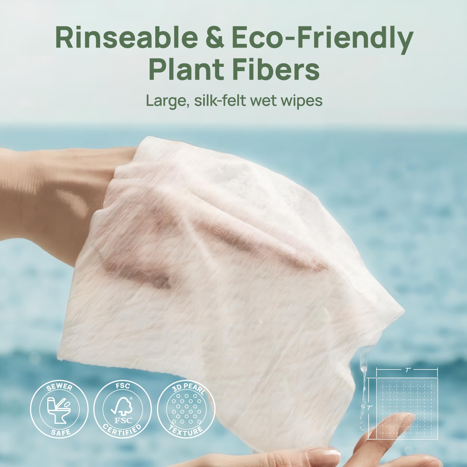 HICC PET hypoallergenic wipes without alcohol or parabens.