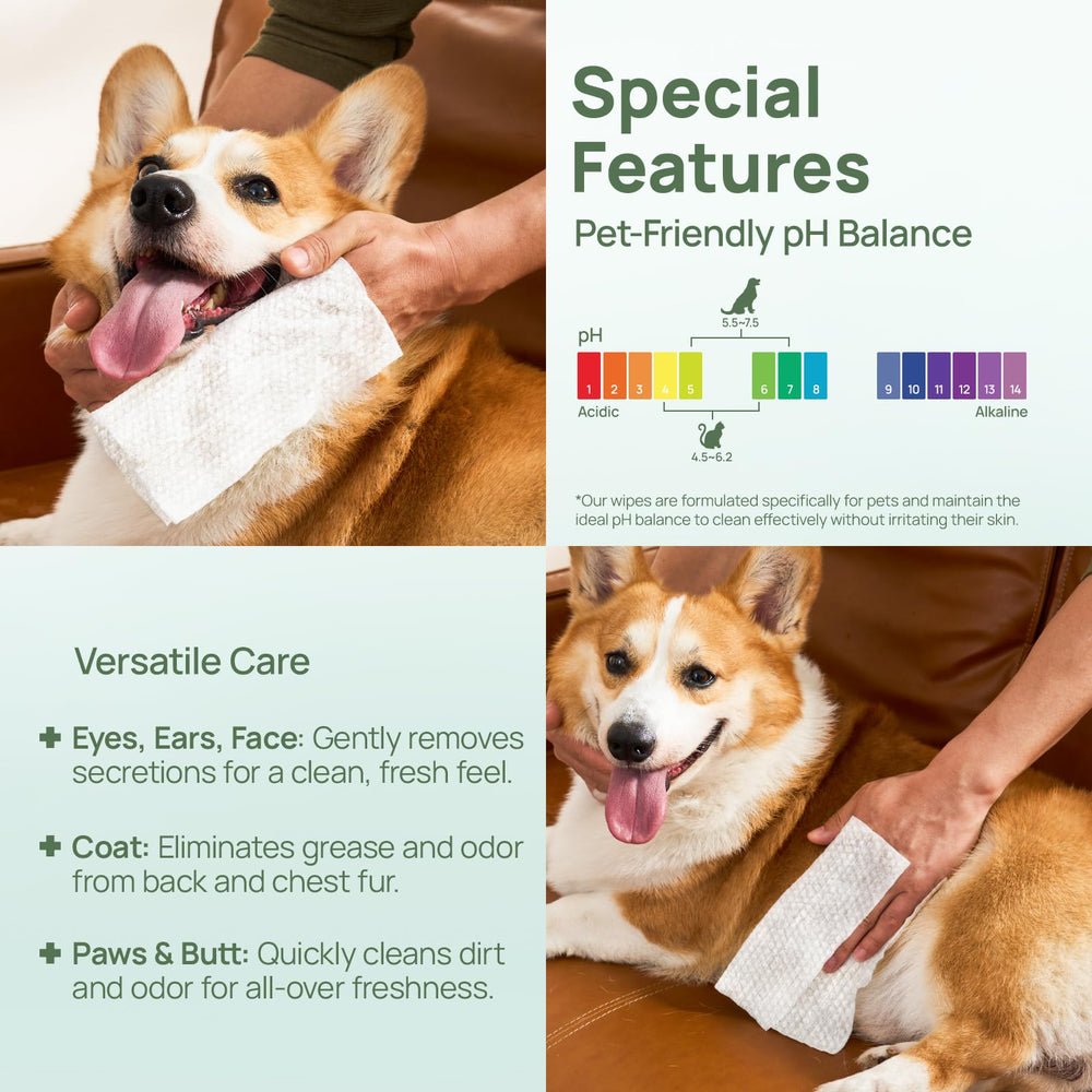 HICC PET Wipes soft textured wipe for thorough cleaning