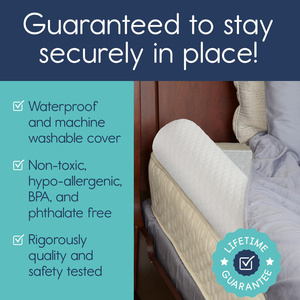 Hiccapop bed rail ideal for hotel stays and sleepovers.