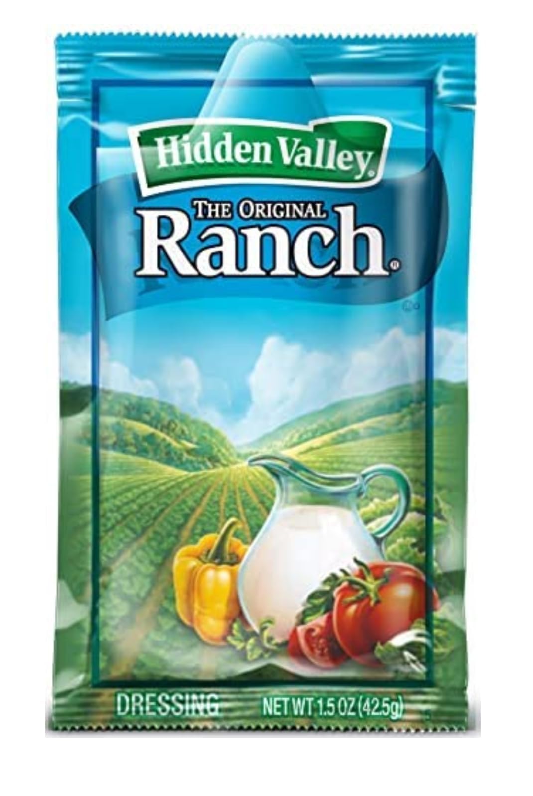 Hidden Valley Ranch classic flavor dressing packets for quick salads.
