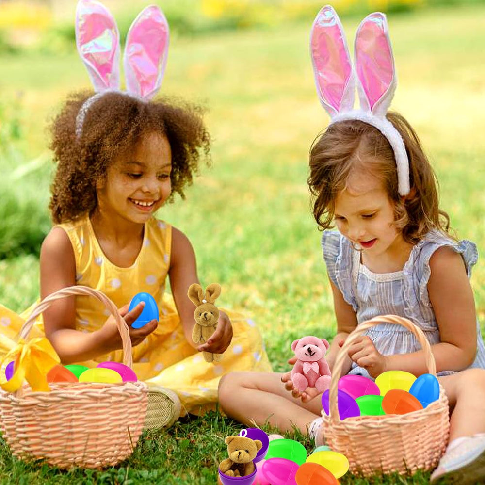 Hidreas colorful Easter eggs in six warm hues for bright party fun.