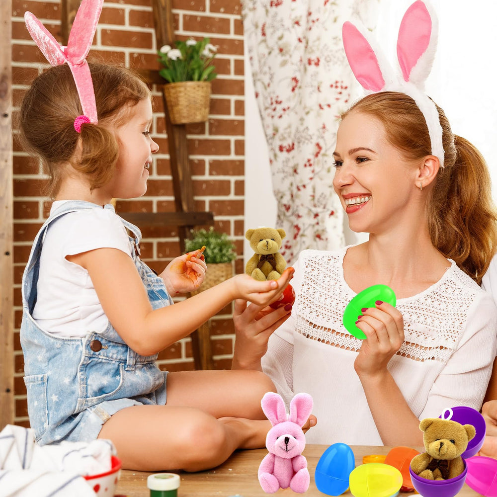 Hidreas Easter eggs with rope for hanging on bags or decor.