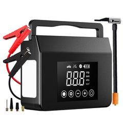 Hieha jump starter front view showing compact design for on-the-go power.