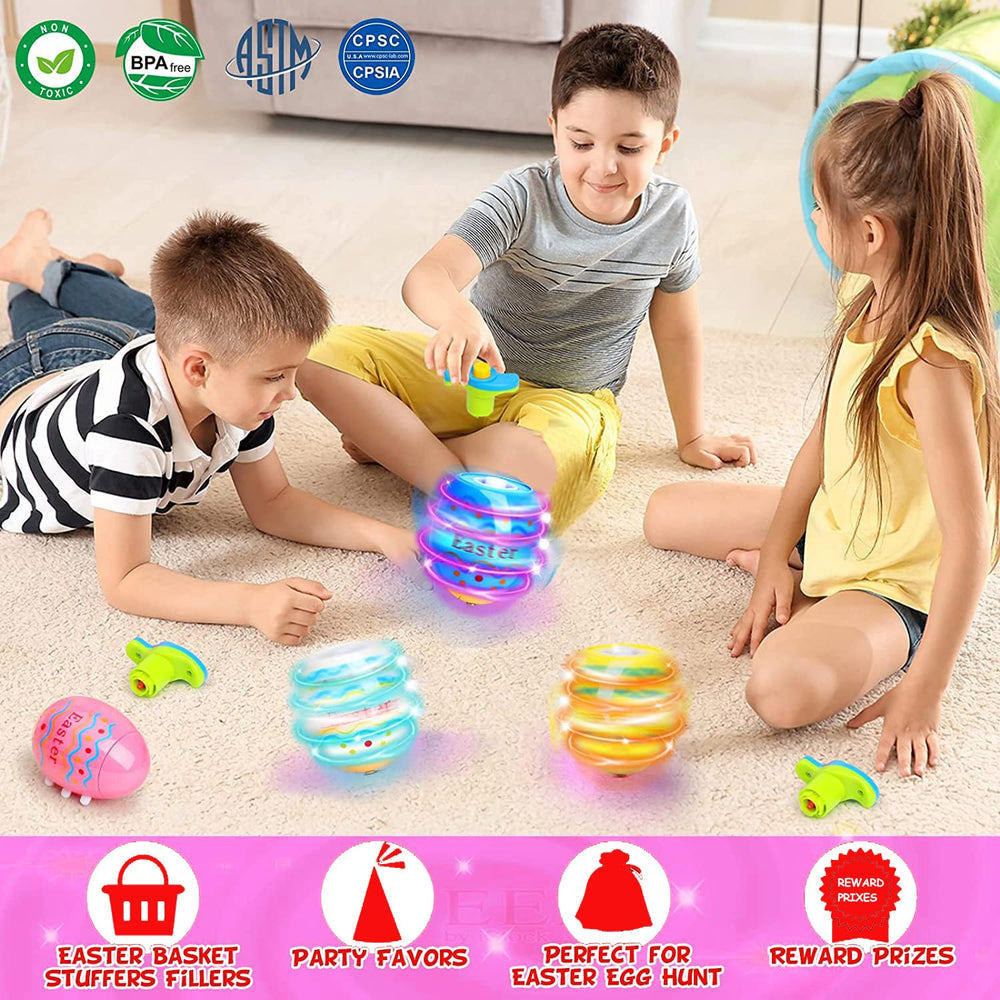 HIEMAO color colorful patterns on Easter egg top for visual appeal