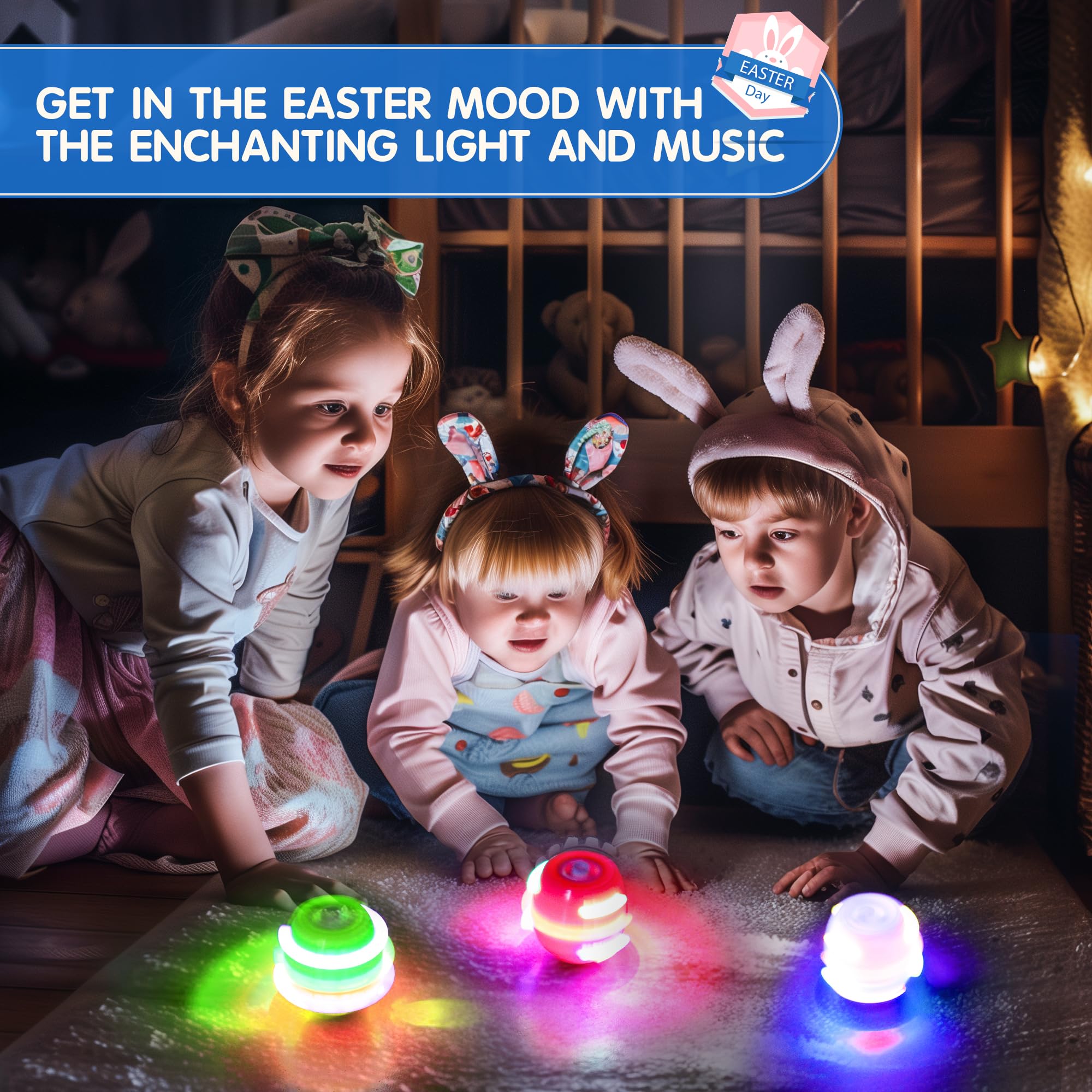 HIEMAO glow-in-the-dark tops create a magical after-dark show.