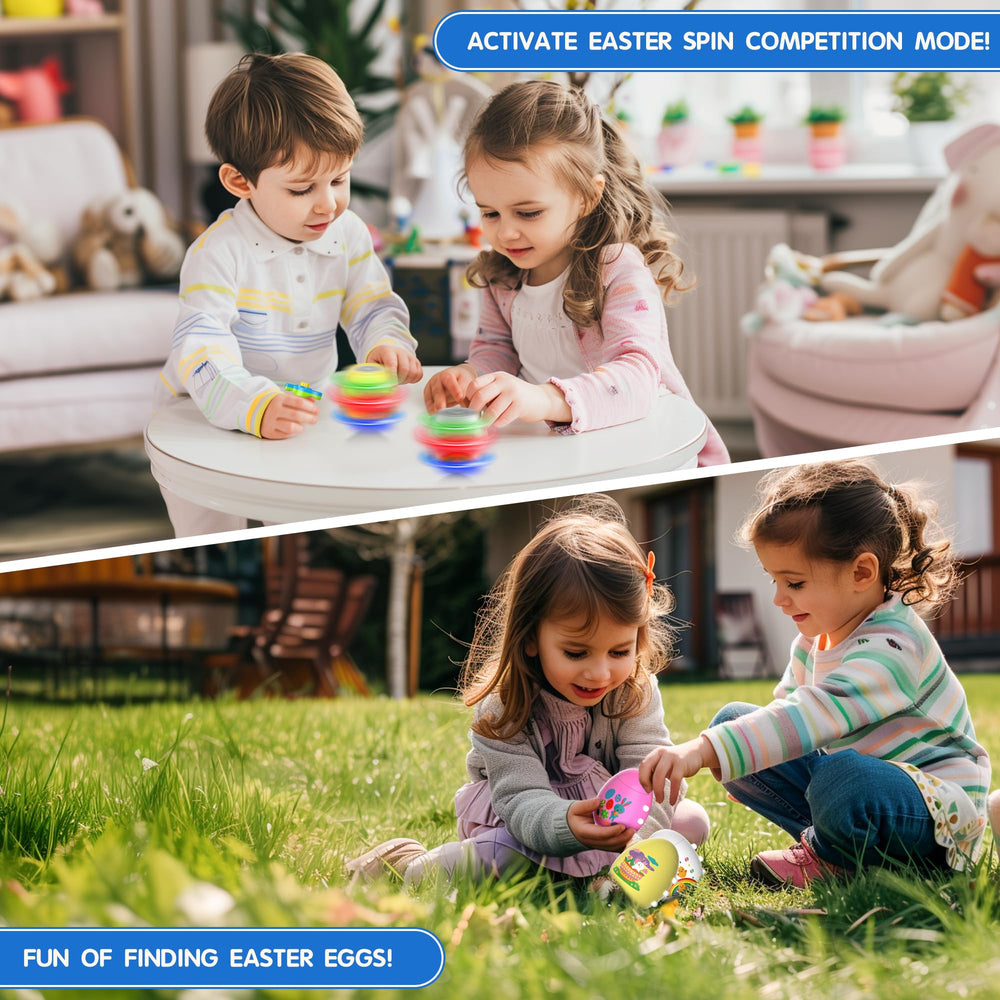 HIEMAO easy-to-use tops fit small hands for quick fun.