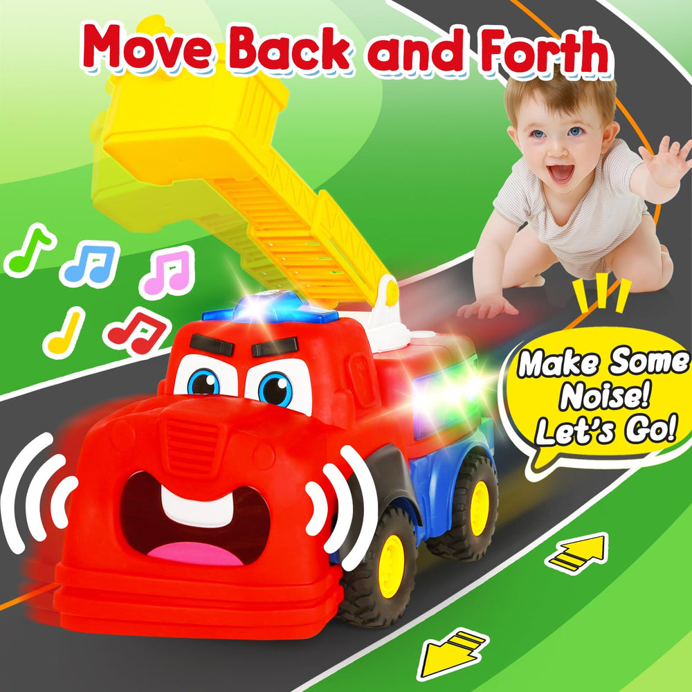Durable plastic build designed for little hands and rough play