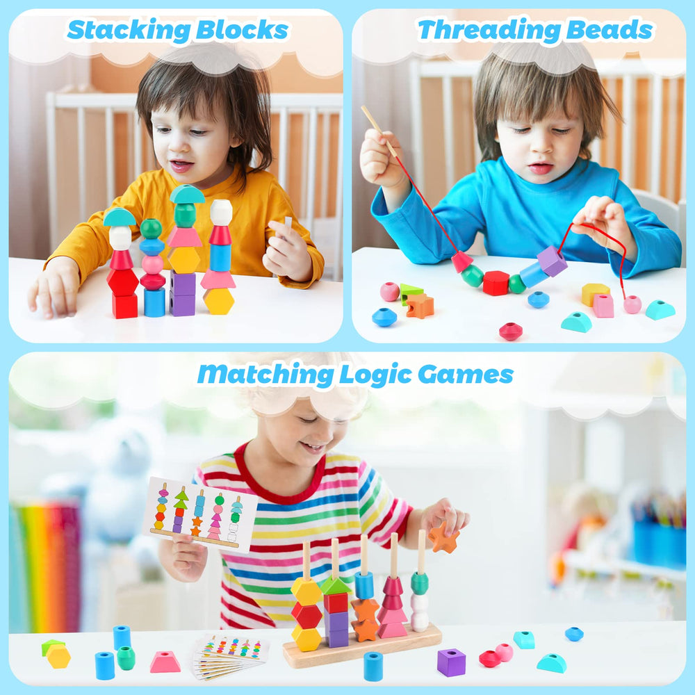 Lightweight, kid-friendly Hieoby Montessori toy pack designed for small hands.