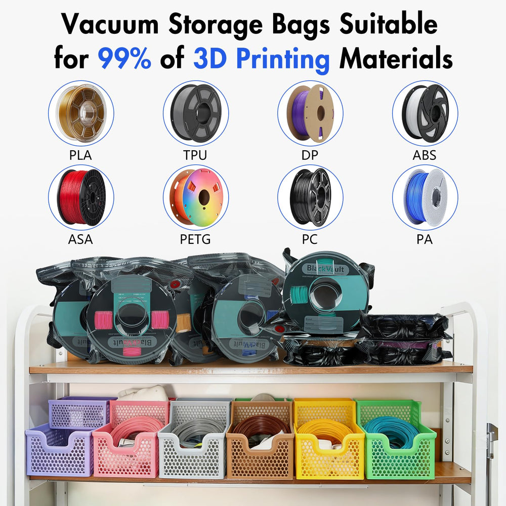 Hifree large 32-34 cm bag size visual for ample filament capacity.