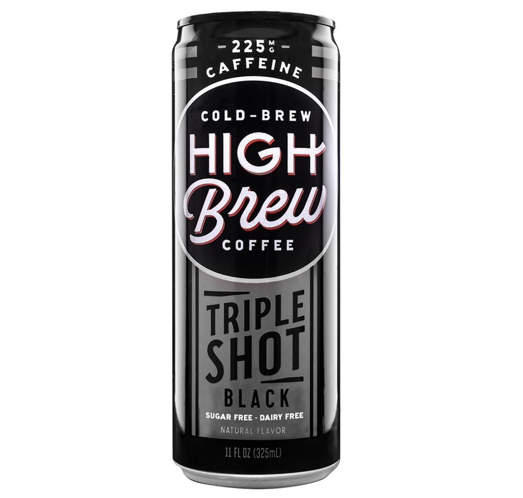 High Brew Coffee label highlighting Raíz sustainability and ethical sourcing.
