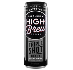 High Brew Coffee label highlighting Raíz sustainability and ethical sourcing.