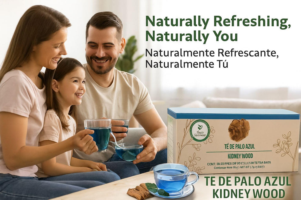 High Supreme Palo Azul infusion showing a clear blue hue