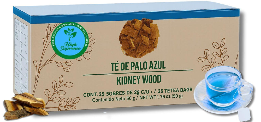 High Supreme Palo Azul tea bags pack ready for a quick brew