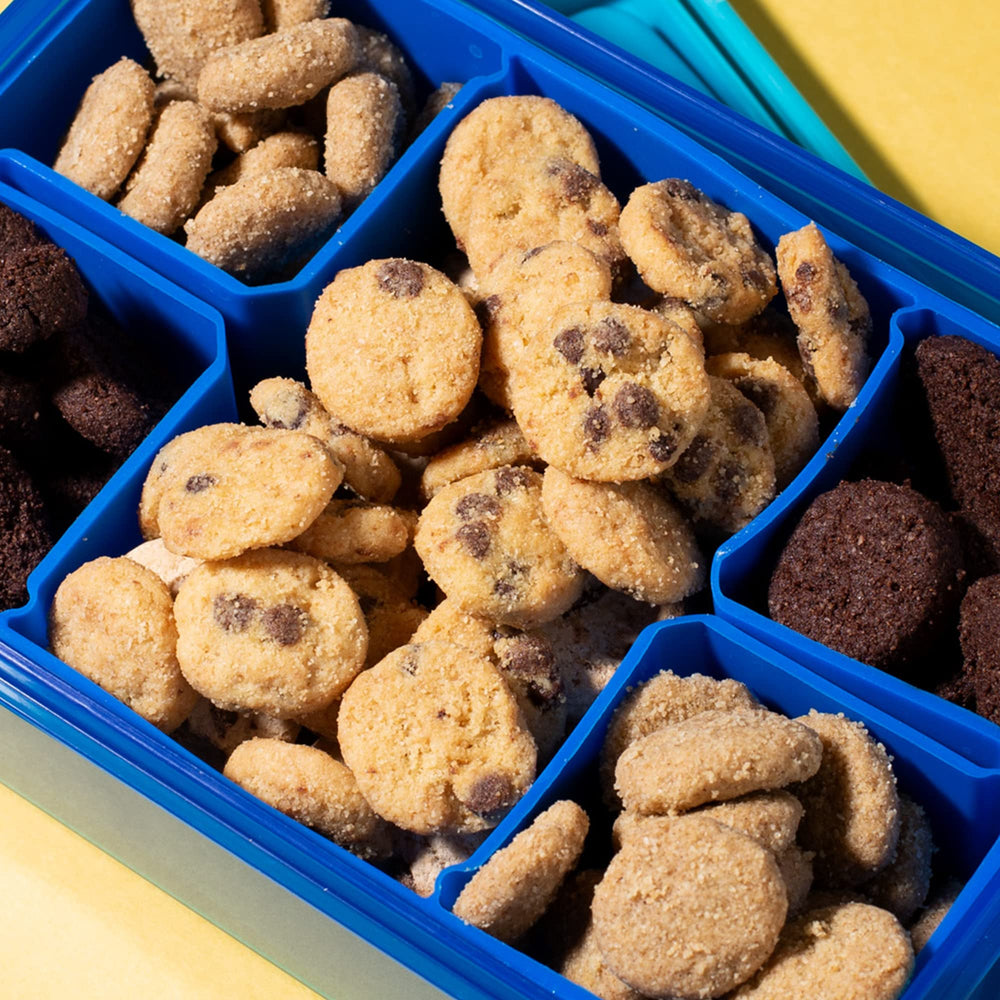 HighKey cookies label emphasizing 1g net carbs per cookie.