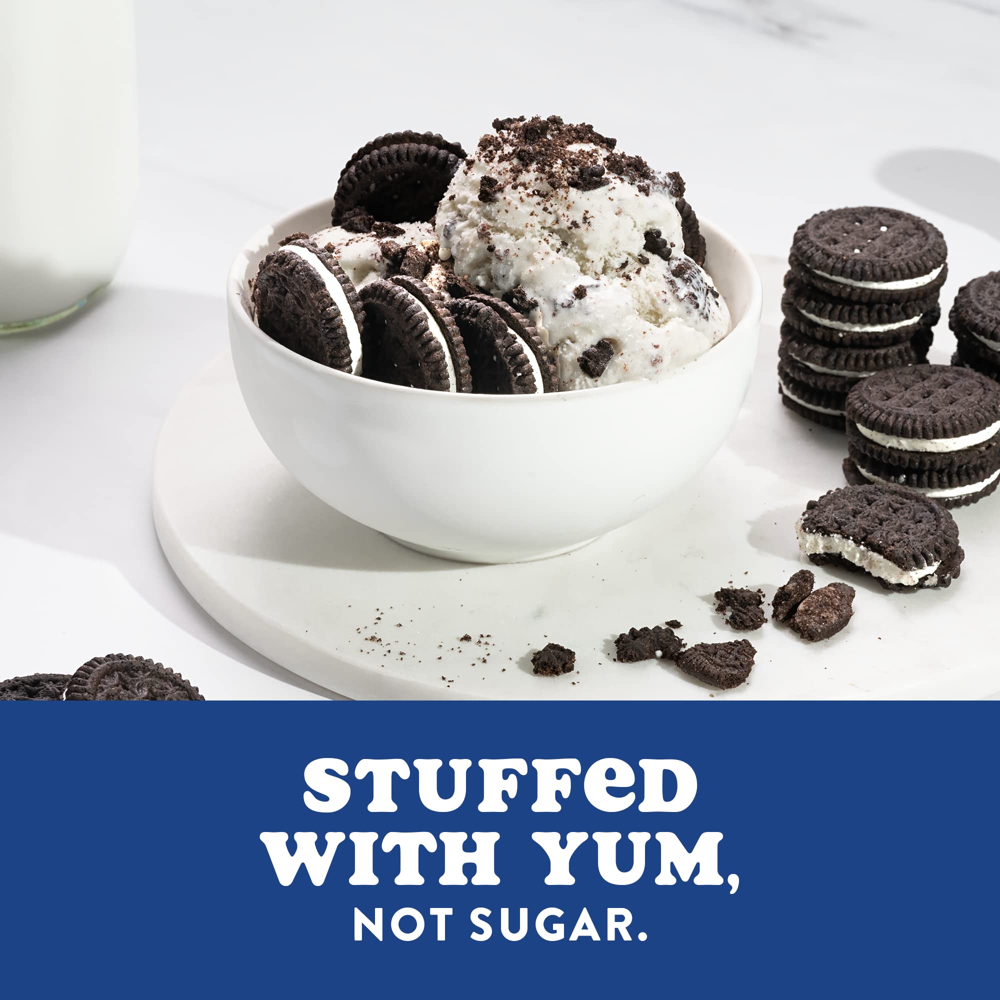 HighKey cookies with milk, perfect for quick, keto-friendly moments.