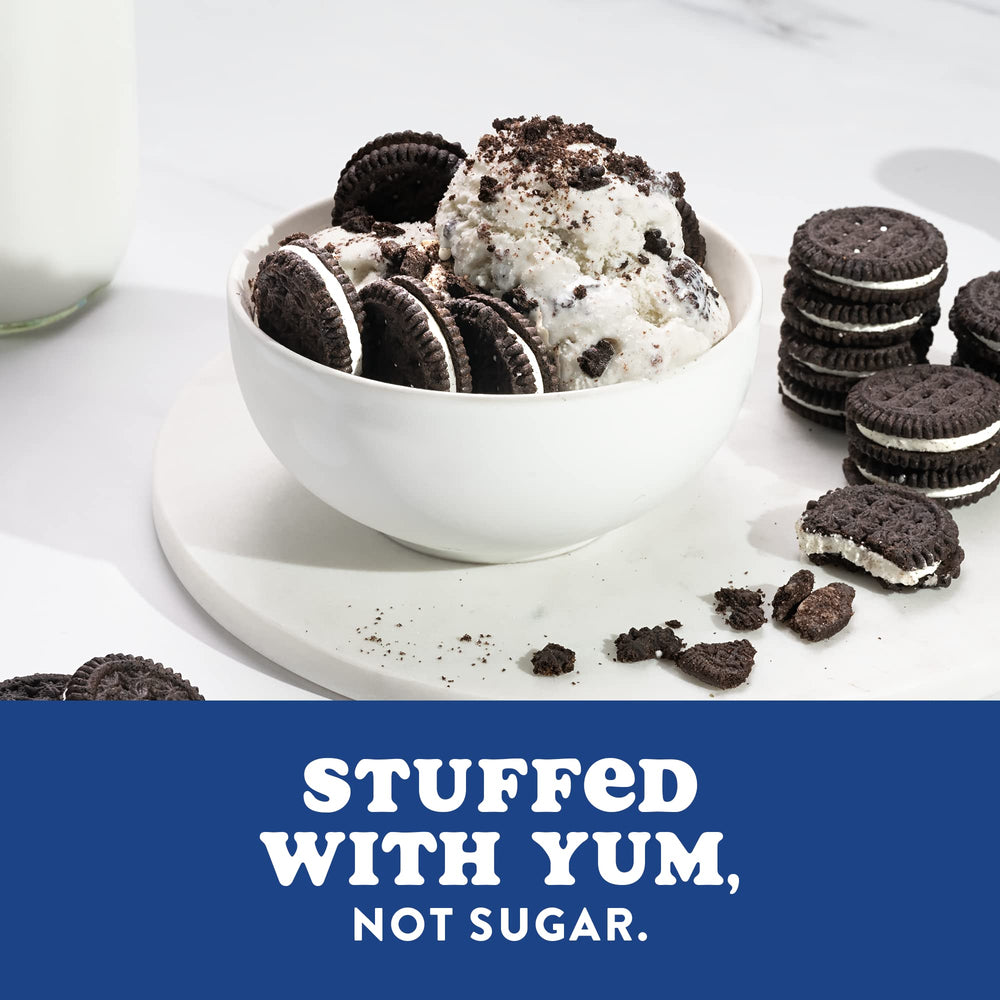 HighKey cookies with milk, perfect for quick, keto-friendly moments.