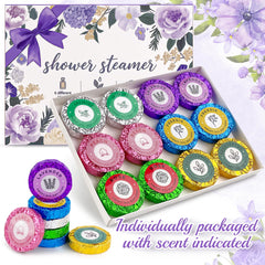 HiHas peach scented shower steamer for uplifting mood