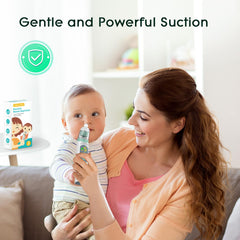Hihened nasal aspirator with three silicone tips for varied ages