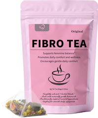 Hiherbs Fibro Tea bottle for a calming daily ritual and balanced wellness.