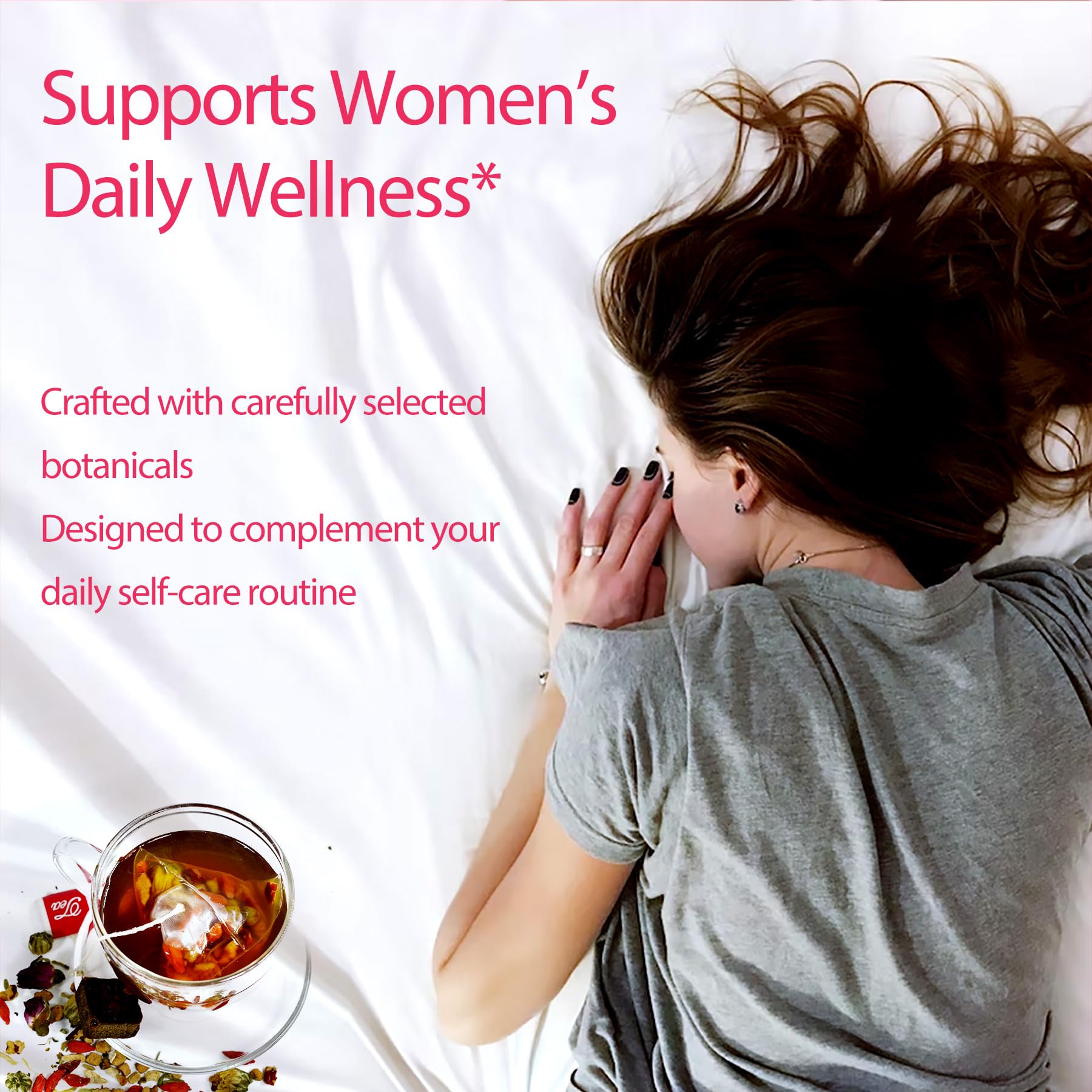 Hiherbs Fibro Tea organic herbs highlighting natural sourcing and quality.