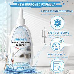 HIHWEM Mold Mildew Remover Gel on kitchen sink edges for lasting cleanliness