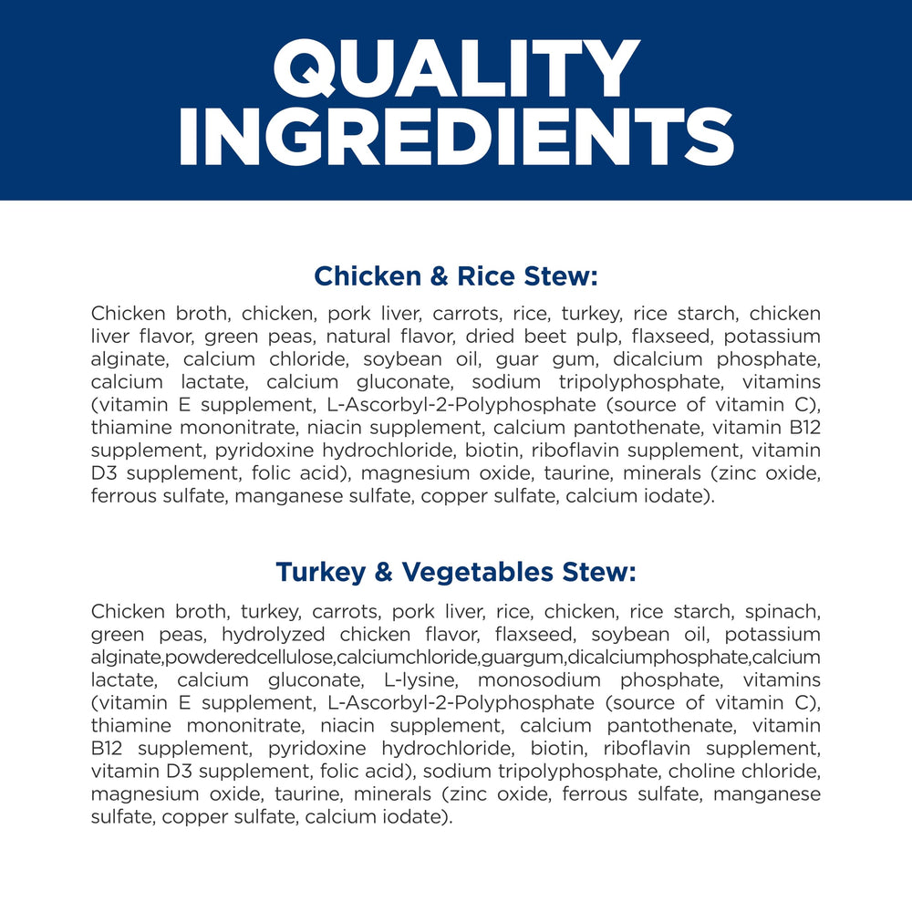 Hill's Science Diet Chicken & Vegetable Entrée bowl adds variety at mealtime