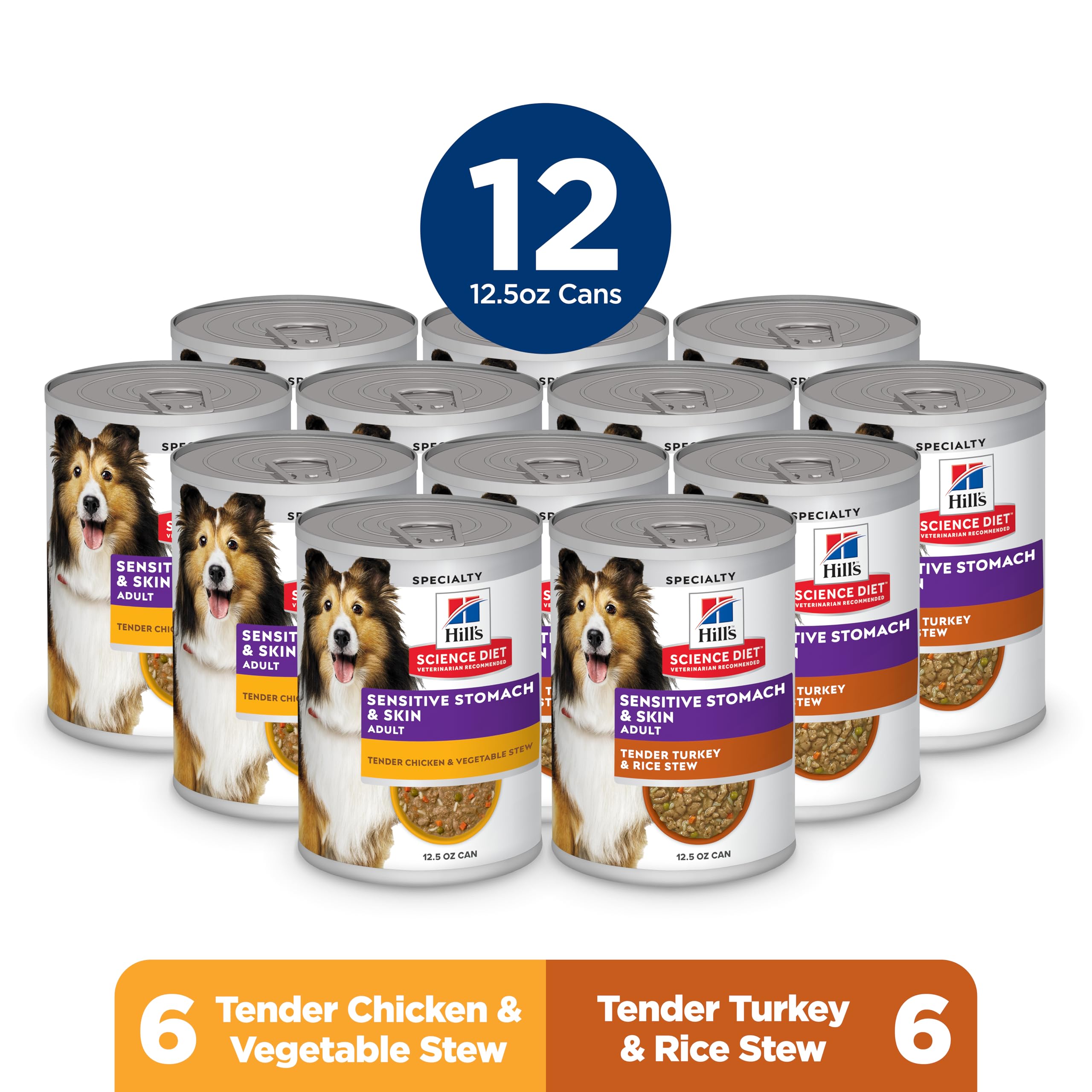 Hill's Science Diet turkey-rice-stew bowl offers slow-cooked flavor.