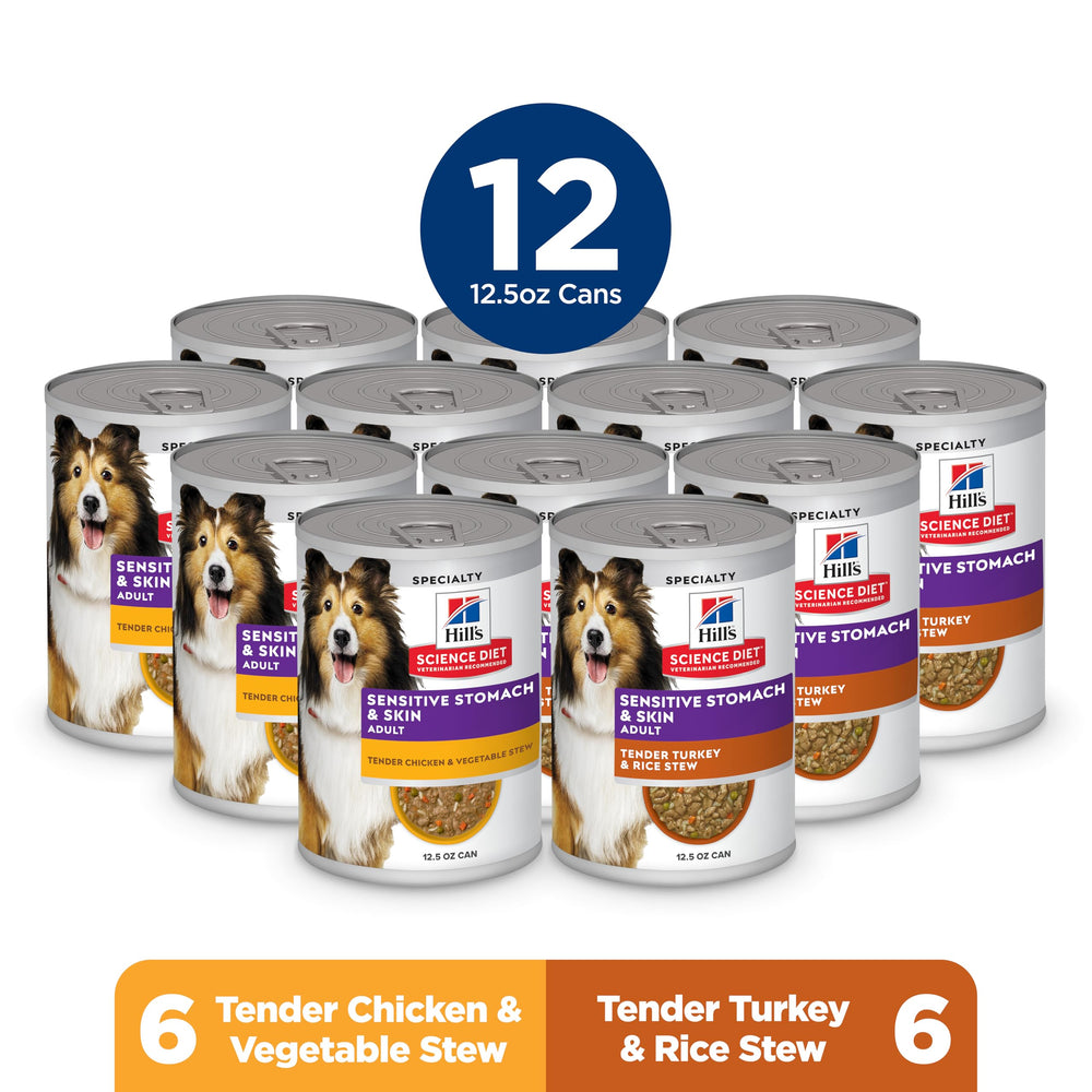 Hill's Science Diet turkey-rice-stew bowl offers slow-cooked flavor.