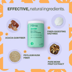 Hilma powder being stirred into water highlights easy daily usage.