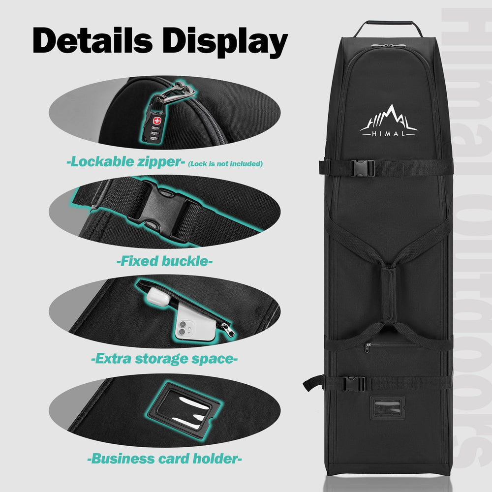 Himal Outdoors cushioned travel bag supports comfortable handling on trips.