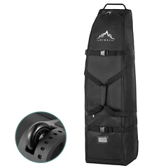 Himal Outdoors golf travel bag with wheels for easy airport transport.
