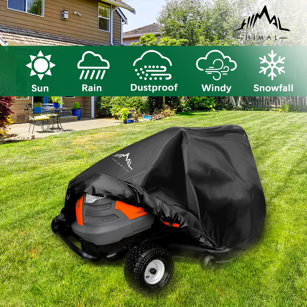 Himal Outdoors Pro bottom cord secures mower cover against wind