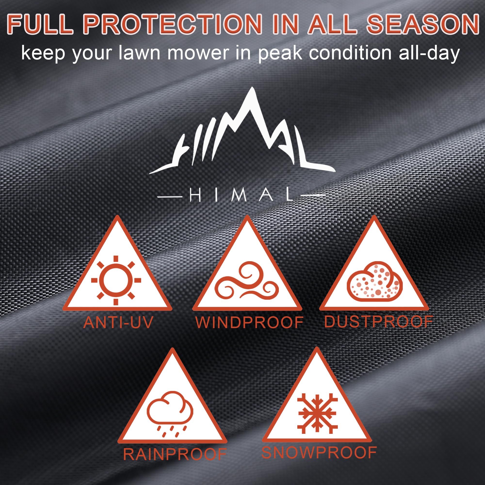 Himal Outdoors universal 54-deck fit on a riding mower