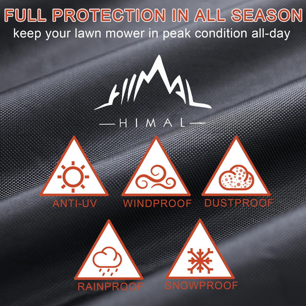 Himal Outdoors universal 54-deck fit on a riding mower