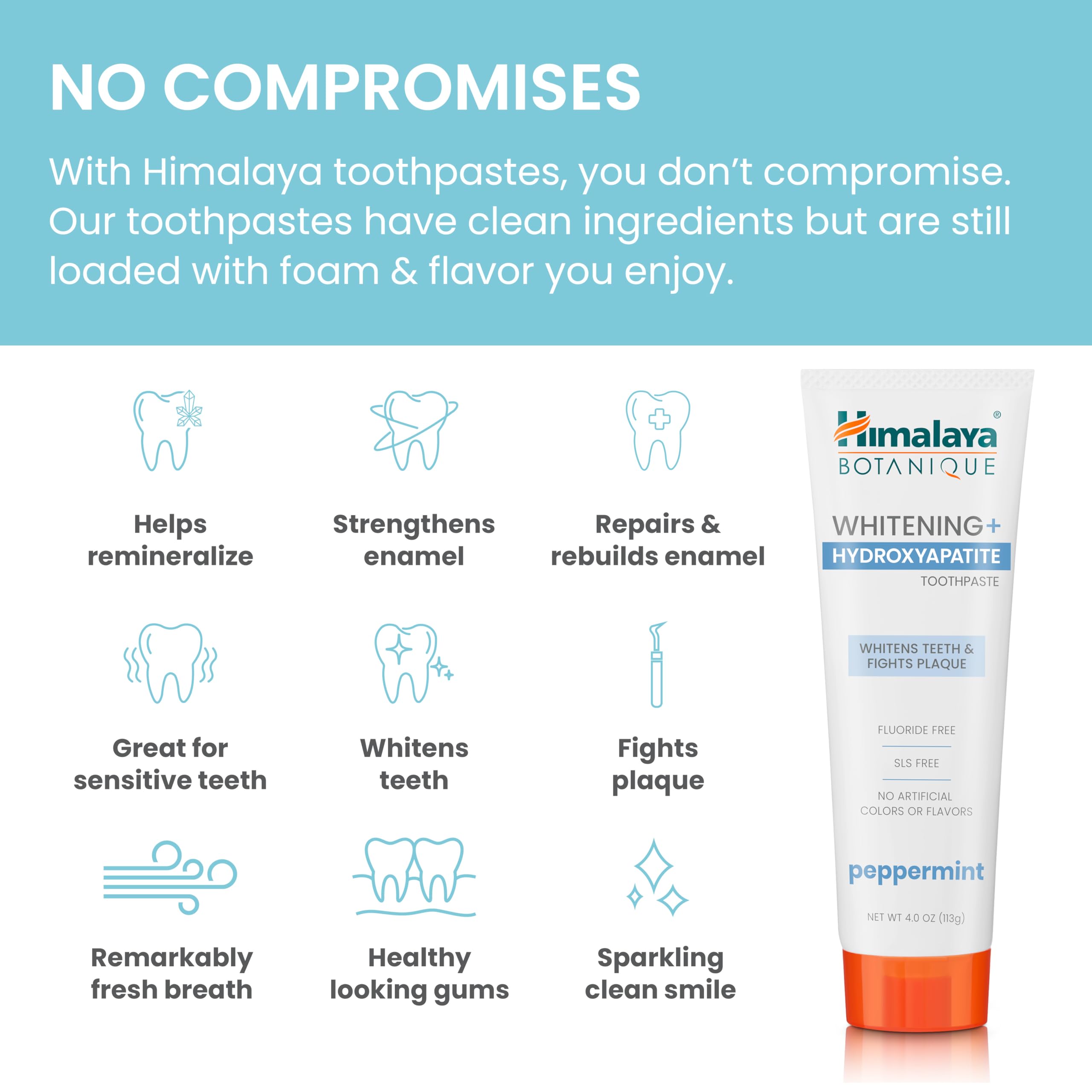 Himalaya Botanique toothpaste free from SLS with neem and pomegranate for mouth cleanliness
