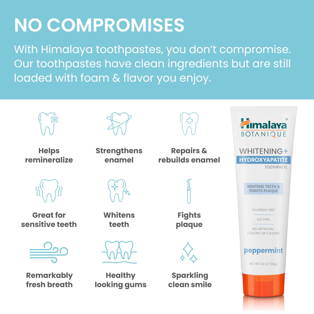 Himalaya Botanique toothpaste free from SLS with neem and pomegranate for mouth cleanliness