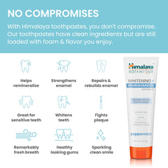 Himalaya Botanique toothpaste free from SLS with neem and pomegranate for mouth cleanliness