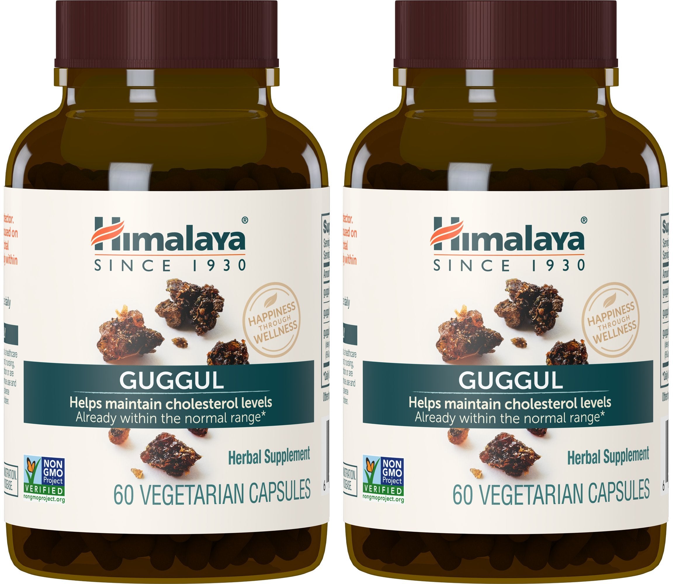 Himalaya Guggul bottle with capsules for daily wellness and balance.