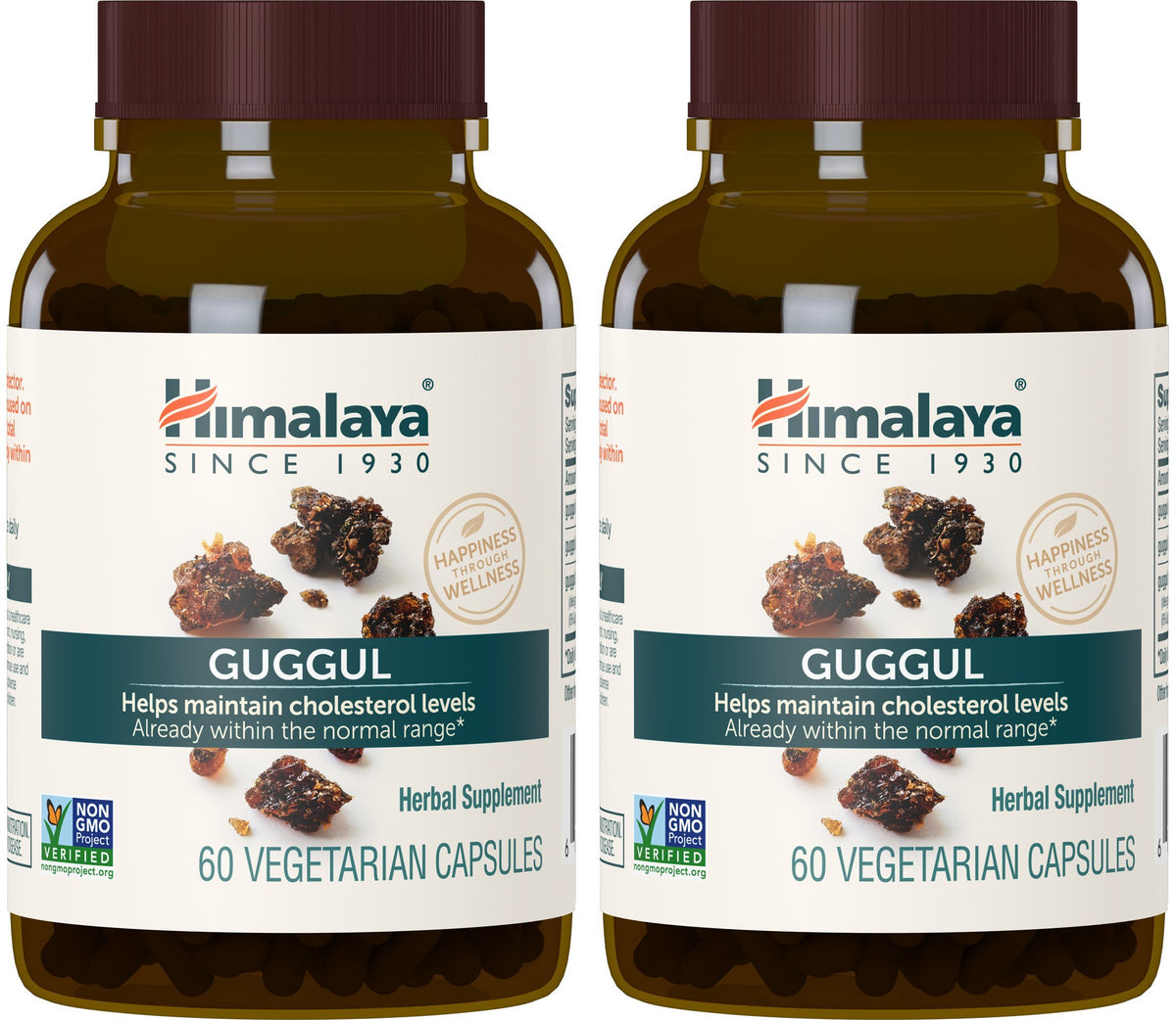 Himalaya Guggul bottle with capsules for daily wellness and balance.
