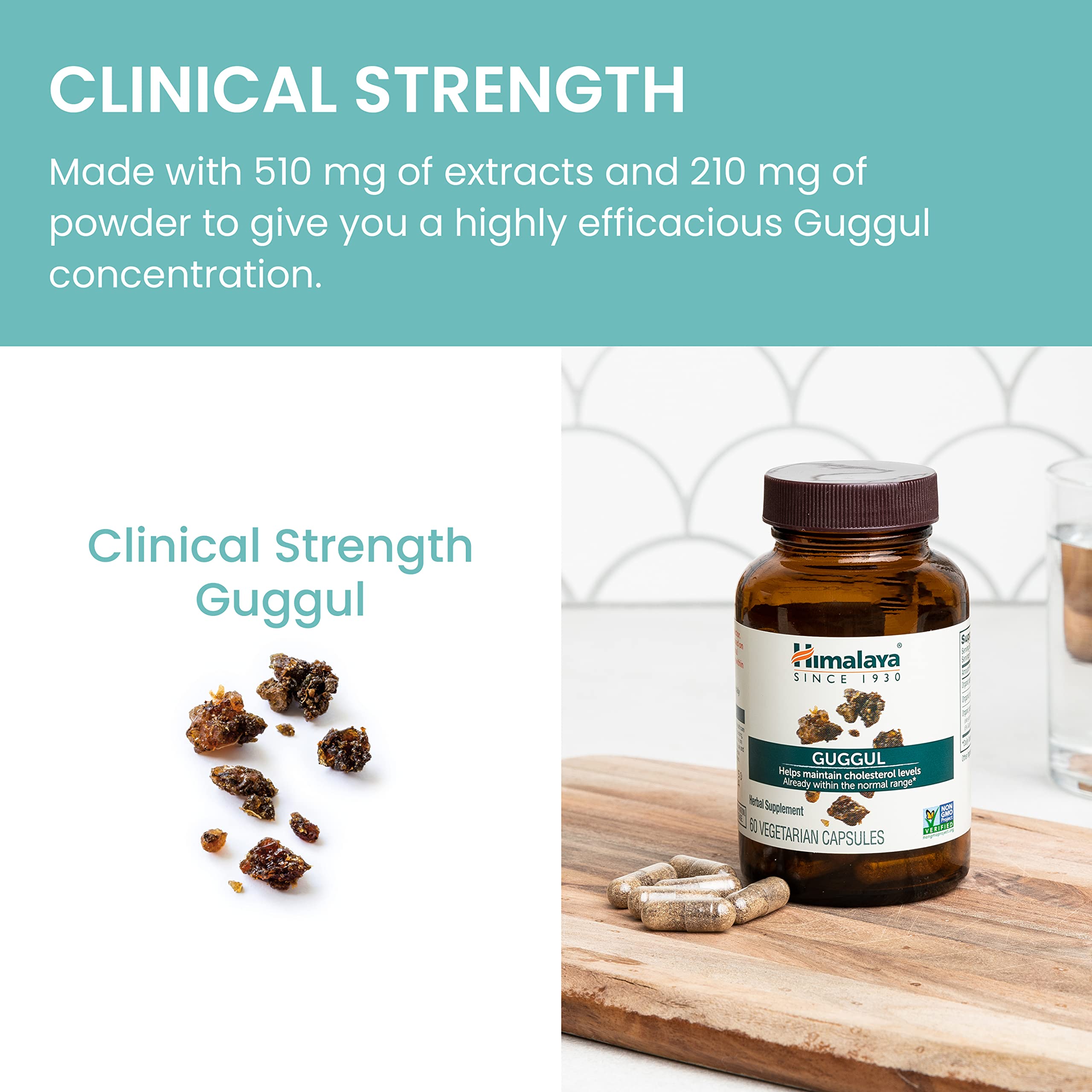 Himalaya Guggul cGMP facility branding and quality control.